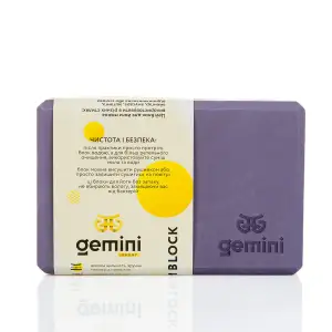 Блок для йоги Gemini Eva Pro 180грам 23х15х7, 5см (Сиренево-Серый) Gray GBK-1009 Gemini Sport