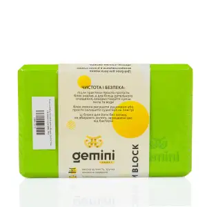 Блок для йоги Gemini Eva Pro 180грам 23х15х7, 5см (Зелёный) Green GBK-1012 Gemini Sport