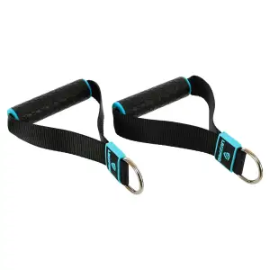 Ручки для эспандеров, резинок и тренажеров STRAP HANDLE PRO LiveUp 2шт черный LP8192J