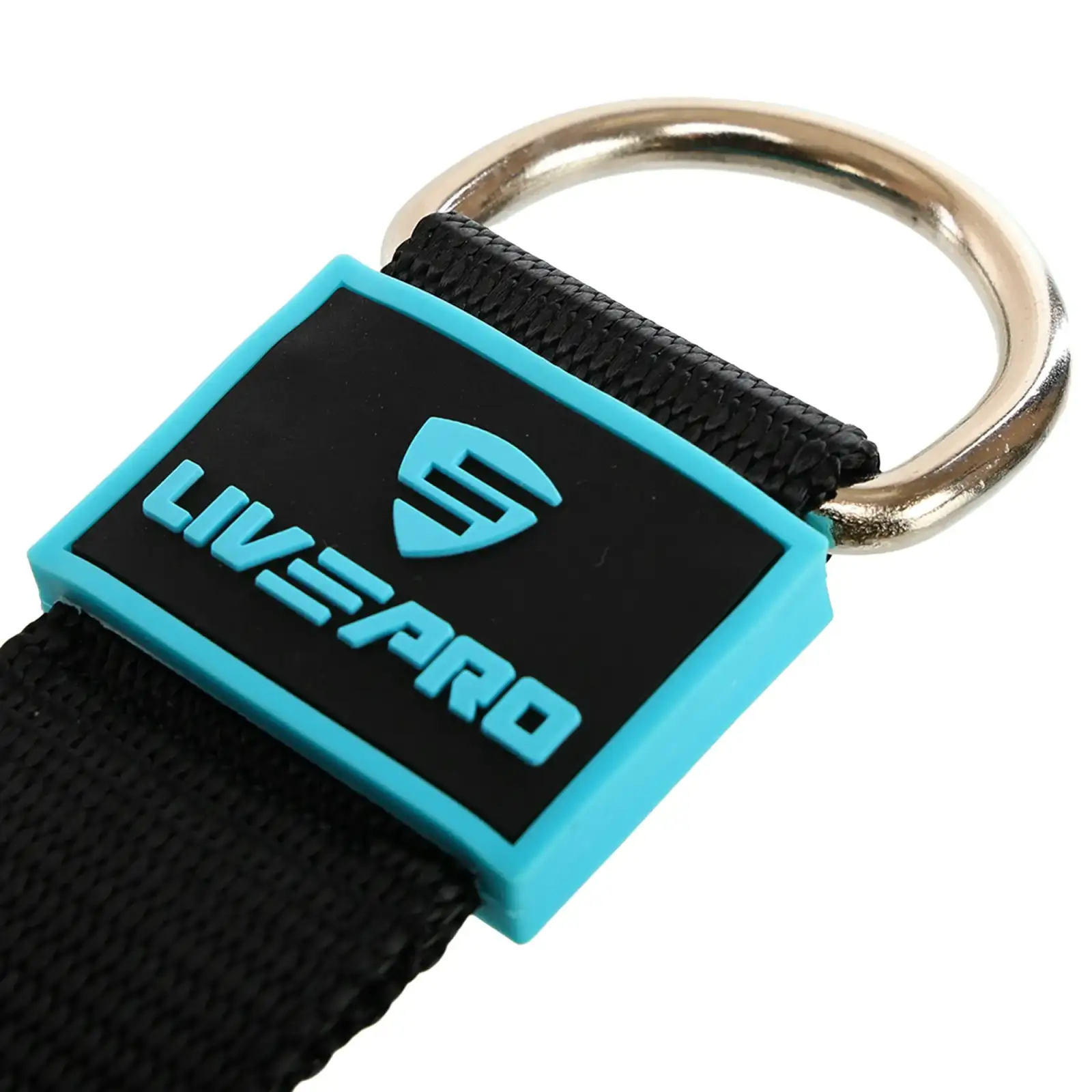Ручки для эспандеров, резинок и тренажеров STRAP HANDLE PRO LiveUp 2шт черный LP8192J