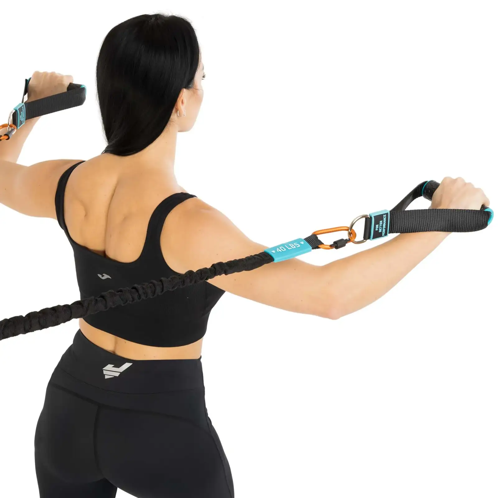 Ручки для эспандеров, резинок и тренажеров STRAP HANDLE PRO LiveUp 2шт черный LP8192J