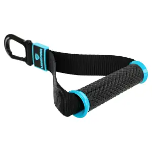 Ручки з карабінами для еспандерів, резинок та тренажерів FIT HOOK HANDLES LiveUp 2шт чорний LP8706