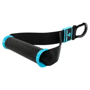 Ручки з карабінами для еспандерів, резинок та тренажерів FIT HOOK HANDLES LiveUp 2шт чорний LP8706