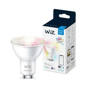 Лампа розумна WiZ, GU10, 4.7W, 50W, 345Lm, 2200-6500K, RGB, Wi-Fi, 929002448402 UA