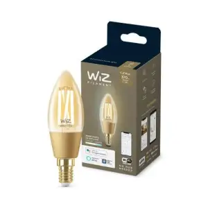 Лампа розумна WiZ, E14, 4.9W, 25W 370Lm, C35, 2000-5000K, філаментна, Wi-Fi, 929003017701 UA