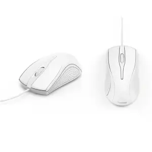 Миша Hama MC-200 USB-A, білий, 00182603 UA