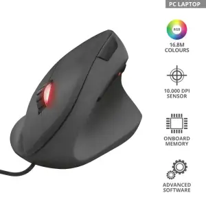 Миша Trust GXT144 REXX ERGONOMIC BLACK, 22991_TRUST UA