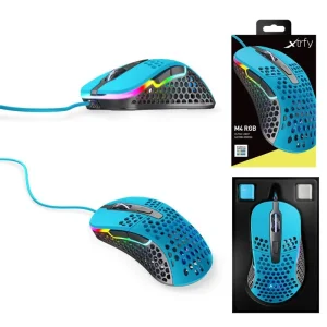 Миша Xtrfy M4, USB-A, RGB, Miami Blue, XG-M4-RGB-BLUE UA