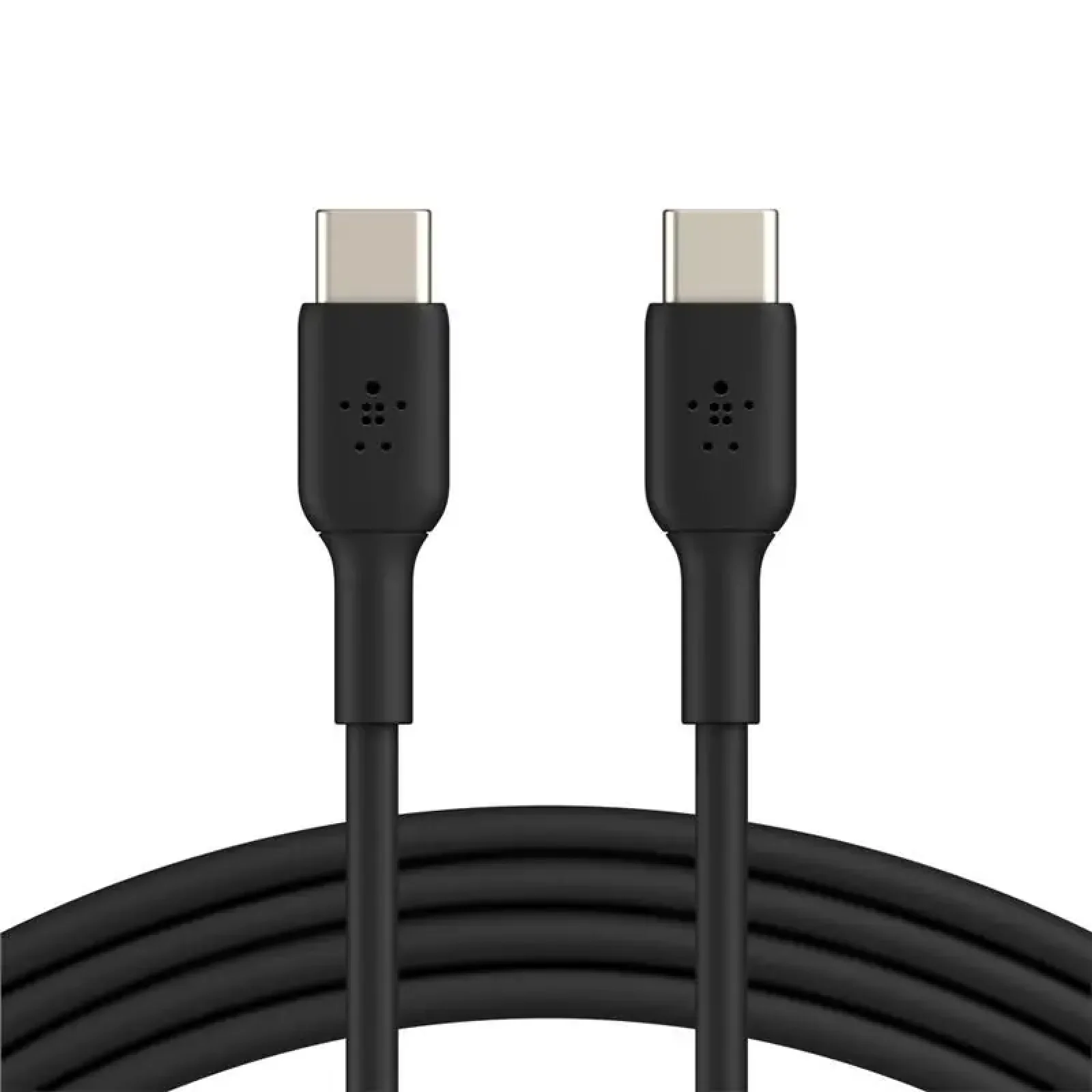 Кабель USB-C > USB-C заряджання/синхронізації Belkin 1м, 60Вт, Type-C, PVC, чорний (CAB003BT1MBK) UA
