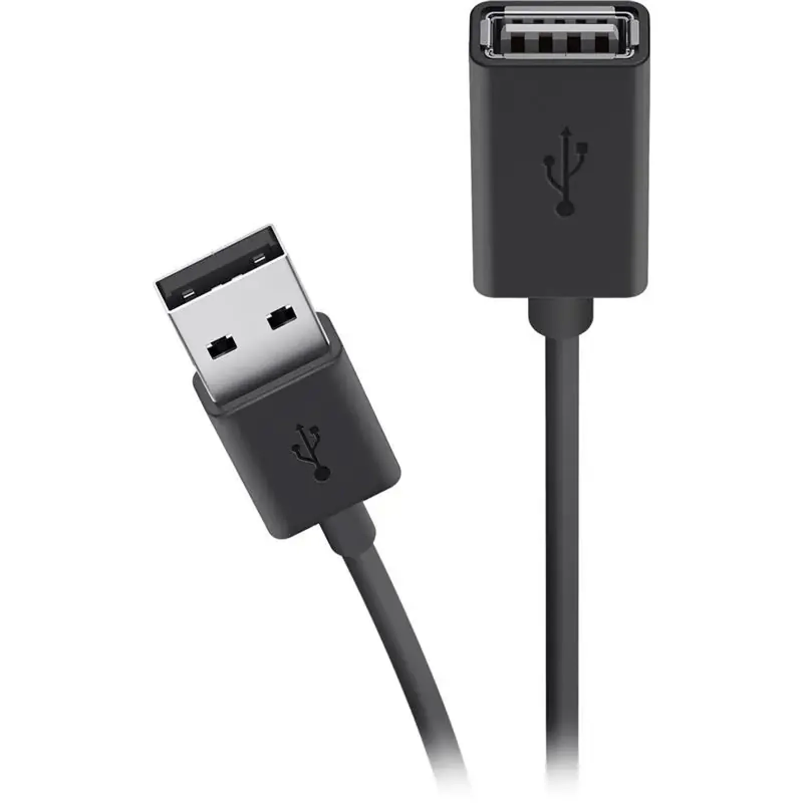Кабель заряджання/синхронізації Belkin USB-A > USB-AF, 4.8м, чорний (F3U153BT4.8M) UA