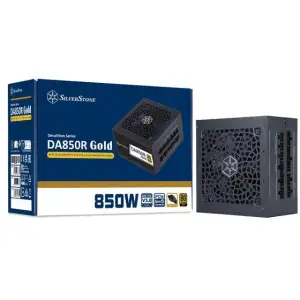 Блок живлення SilverStone Decathlon (850W), >89%, 80+ Gold, 120мм, 1xMB 24pin(20+4), 2xCPU 8pin(4+4), 4xMolex, 8xSATA, 4xPCIe 8pin(6+2), 12+4 pin (12V-2x6) GE, SST-DA850R-GMA UA
