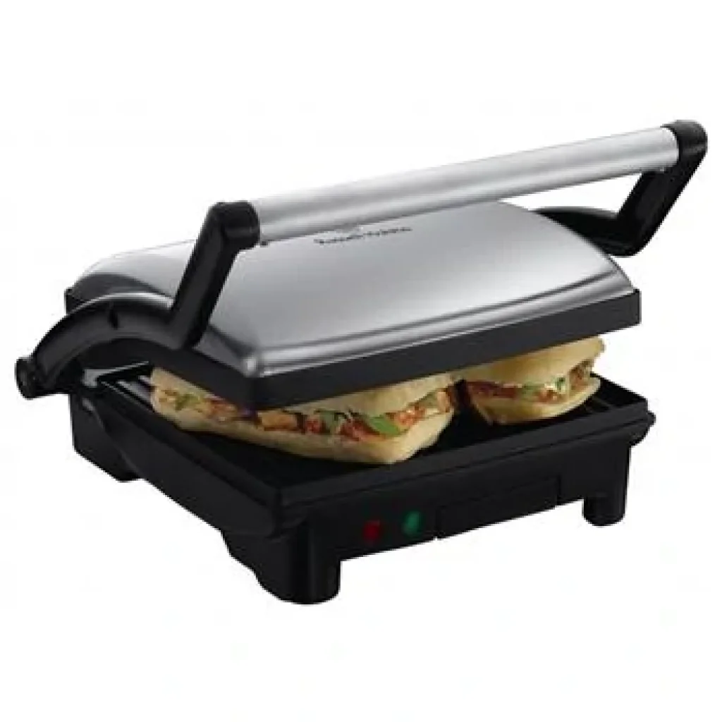 Гриль Russell Hobbs прижимний Cook at Home 3in1 Panini, 1800Вт, темп. режимів-1, розкриття на 180?, метал, чорний, 17888-56 UA