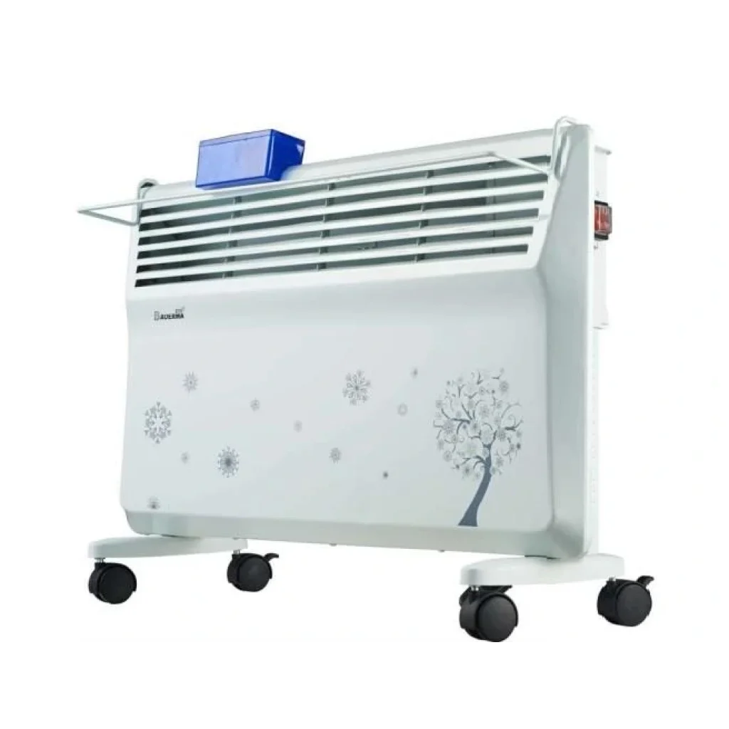 Конвектор електричний Ardesto CHB-2000MWPD 2000 Вт, 20 м2, відкритий нагрів. елемент, IP20, мех. упр-ня, сушка, білий з візерунком UA