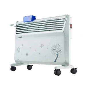 Конвектор електричний Ardesto CHB-2000MWPD 2000 Вт, 20 м2, відкритий нагрів. елемент, IP20, мех. упр-ня, сушка, білий з візерунком UA
