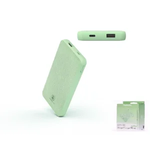 Зовнішній акумулятор Hama Fabric 10 10000 mAh Smoke Green, 00187259 UA