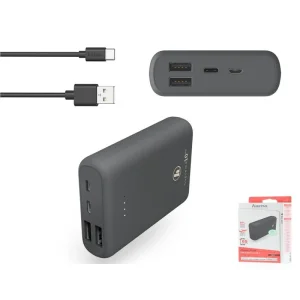 Зовнішній акумулятор Hama Supreme 10HD 10000 mAh Grey, 00187291 UA