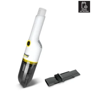 Пилосос Karcher автомобільний CVH 2-4 , 70Вт, конт пил -0.15л, автон. робота до 10хв, вага-0.6кг, НЕРА, турборежим, білий, 1.198-450.0 UA