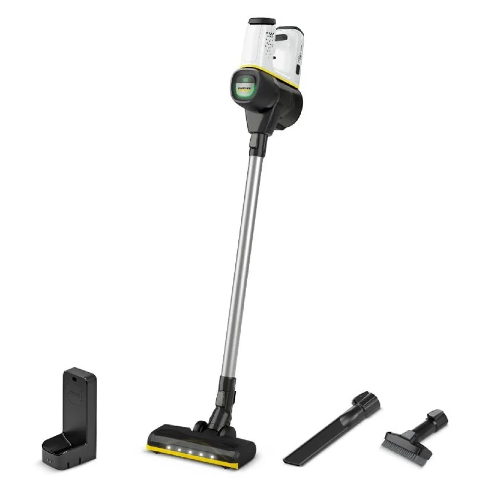 Пилосос Karcher безпровідна VC 6 CORDLESS OURFAMILY, конт пил -0.8л, автон. робота до 50хв, вага-2.5кг, НЕРА 12, білий, 1.198-670.0 UA