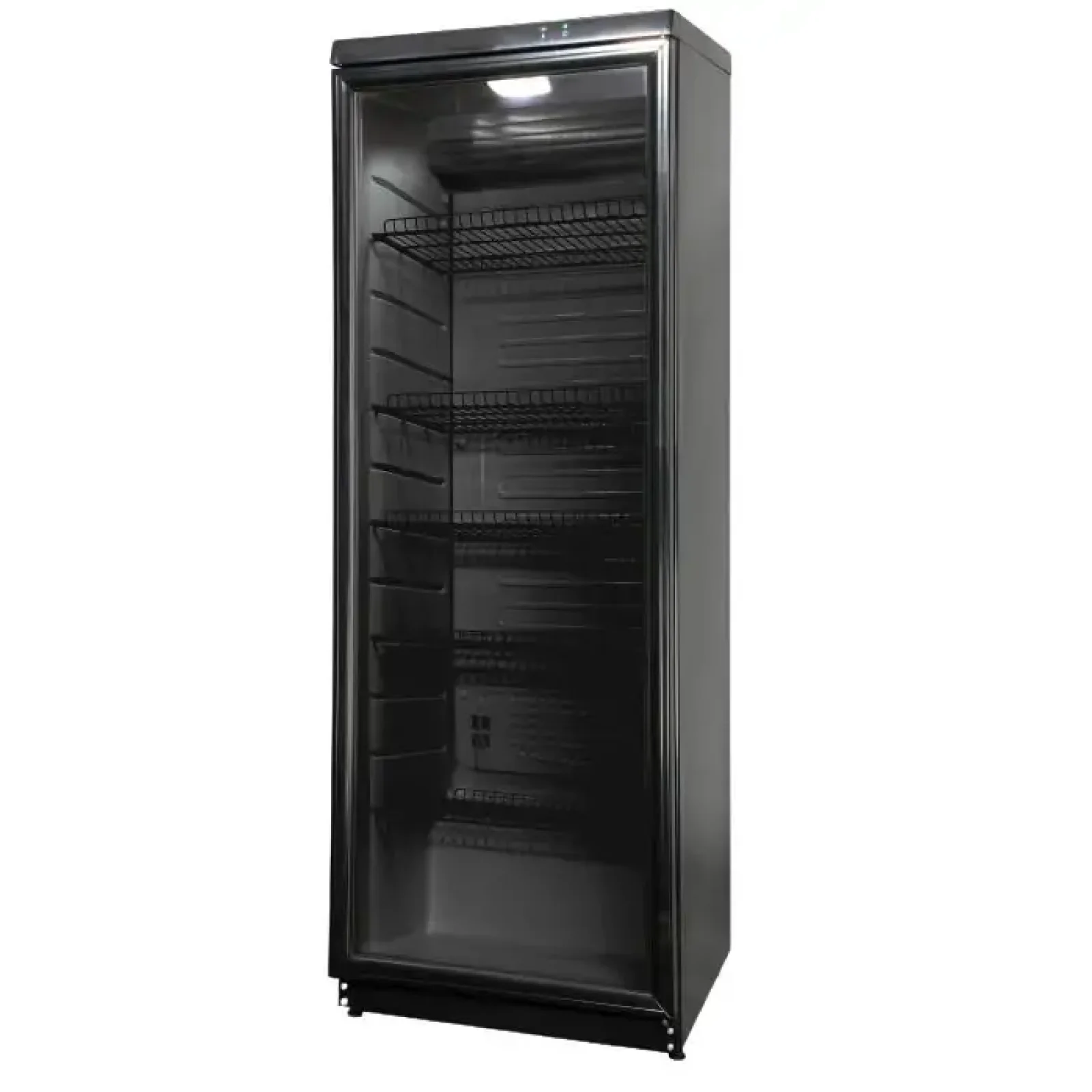 Холодильна вітрина Snaige, 173x60х60, 350л, полок - 5, зон - 1, бут-154, 1дв., ST, чорний (CD35DM-S3JJSD) UA