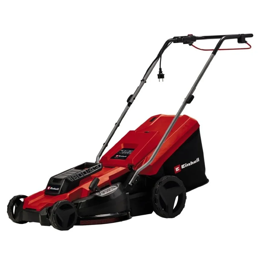 Газонокосарка електрична Einhell GC-EM 1800/43, 1800 Вт, 43 см, 50 л, 20-65 мм, до 800 м2, 12.2 кг, 3400090 UA