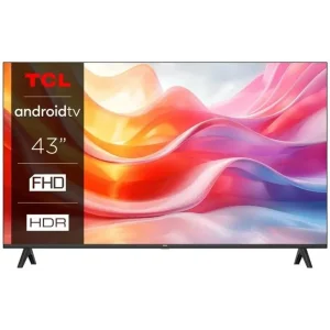 Телевізор 43" TCL LED FHD 60Hz Smart Android TV Black, 43L5A UA