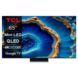 Телевизор 65" TCL MiniLED 4K 144Hz Smart Google TV Titan ONKYO sound, 65MQLED80 UA