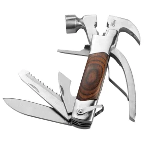 Мультитул Neo Tools, 13в1, молоток, плоскогубці, гайкогубці, кусачки, цвяходер, викрутки 2хSL і PH, пилка, напилок, два ножі, консервний ніж, чохол (63-113) UA