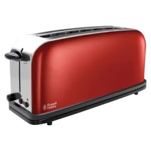 Тостер Russell Hobbs Classic, 1100Вт, метал, довгі слоти, червоний, 21391-56 UA