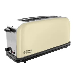 Тостер Russell Hobbs Classic , 1100Вт, метал, довгі слоти, бежевый, 21395-56 UA