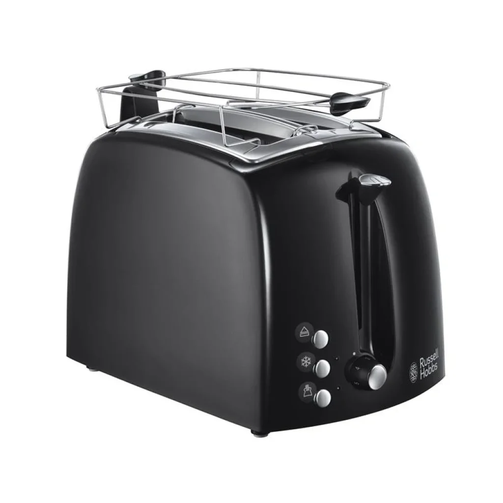 Тостер Russell Hobbs Textures, 850Вт, пластик, чорний, 22601-56 UA