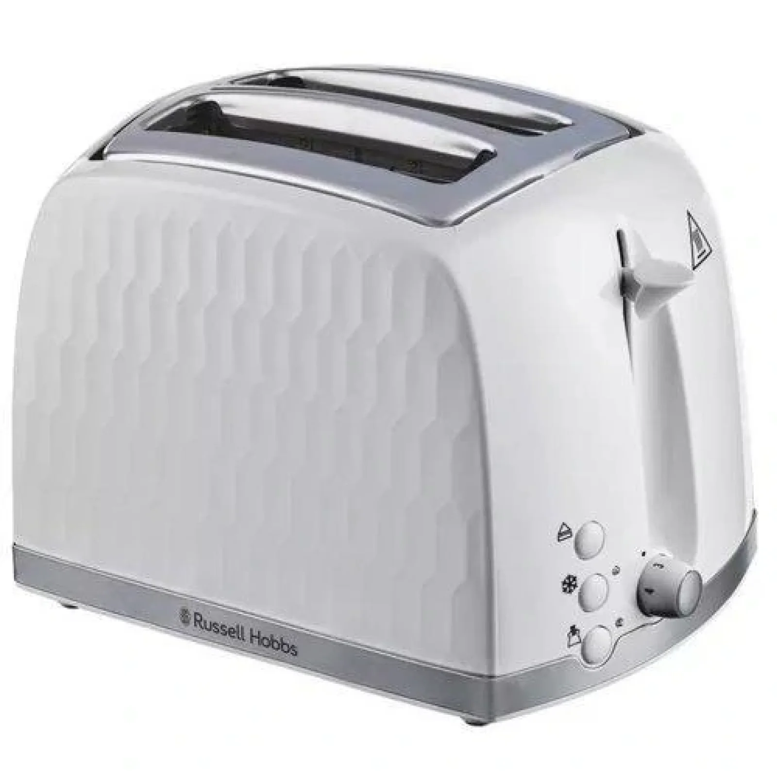 Тостер Russell Hobbs Honeycomb, 850Вт, пластик, широкие слоты, белый, 26060-56 UA