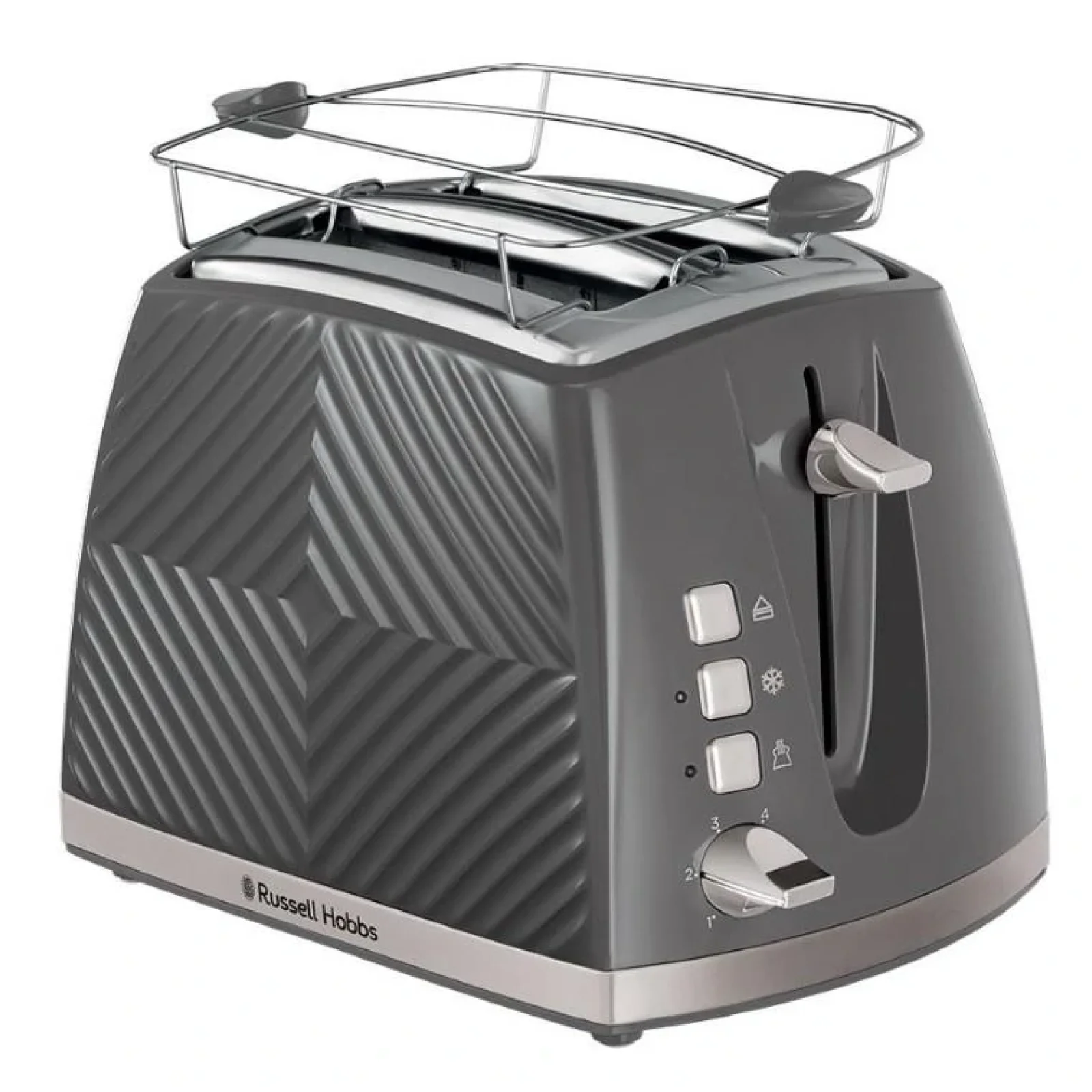 Тостер Russell Hobbs 26392-56 Groove, сірий UA
