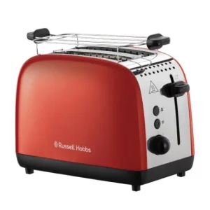 Тостер Russell Hobbs Colours Plus, 1600Вт, нержав., підігрів,разморозка, червоний, 26554-56 UA