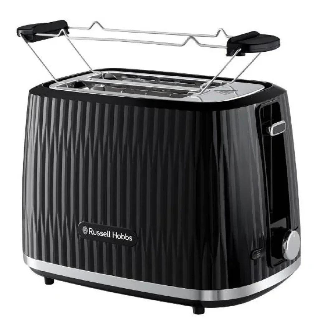 Тостер Russell Hobbs Eden 800Вт, пластик, підігрів,разморозка, чорний, 27371-56 UA