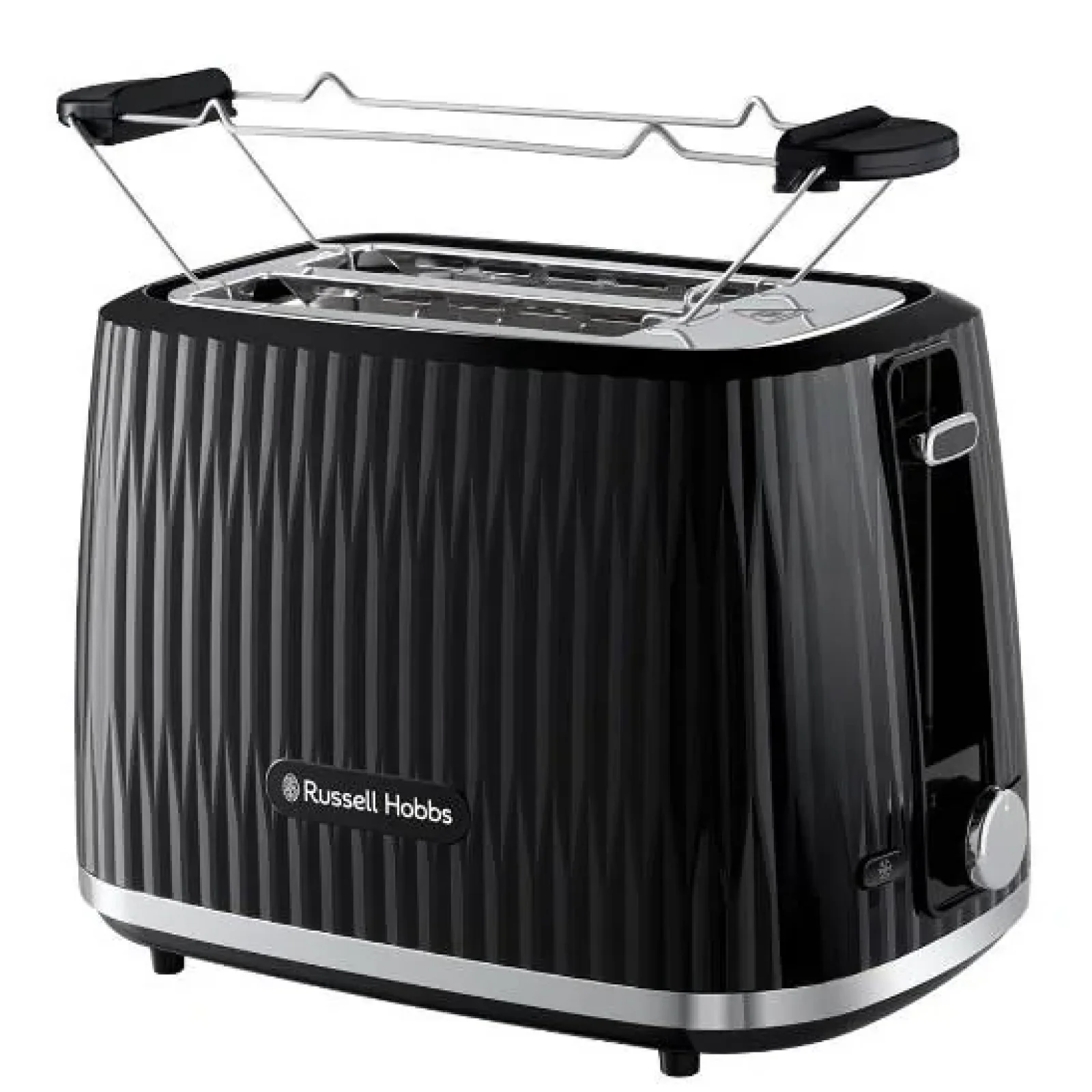 Тостер Russell Hobbs Eden 800Вт, пластик, підігрів,разморозка, чорний, 27371-56 UA