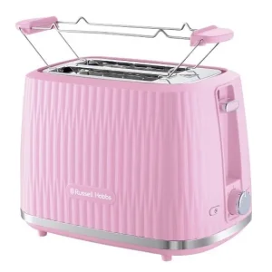 Тостер Russell Hobbs Eden 800Вт, пластик, підігрів,разморозка, малиновий, 27372-56 UA