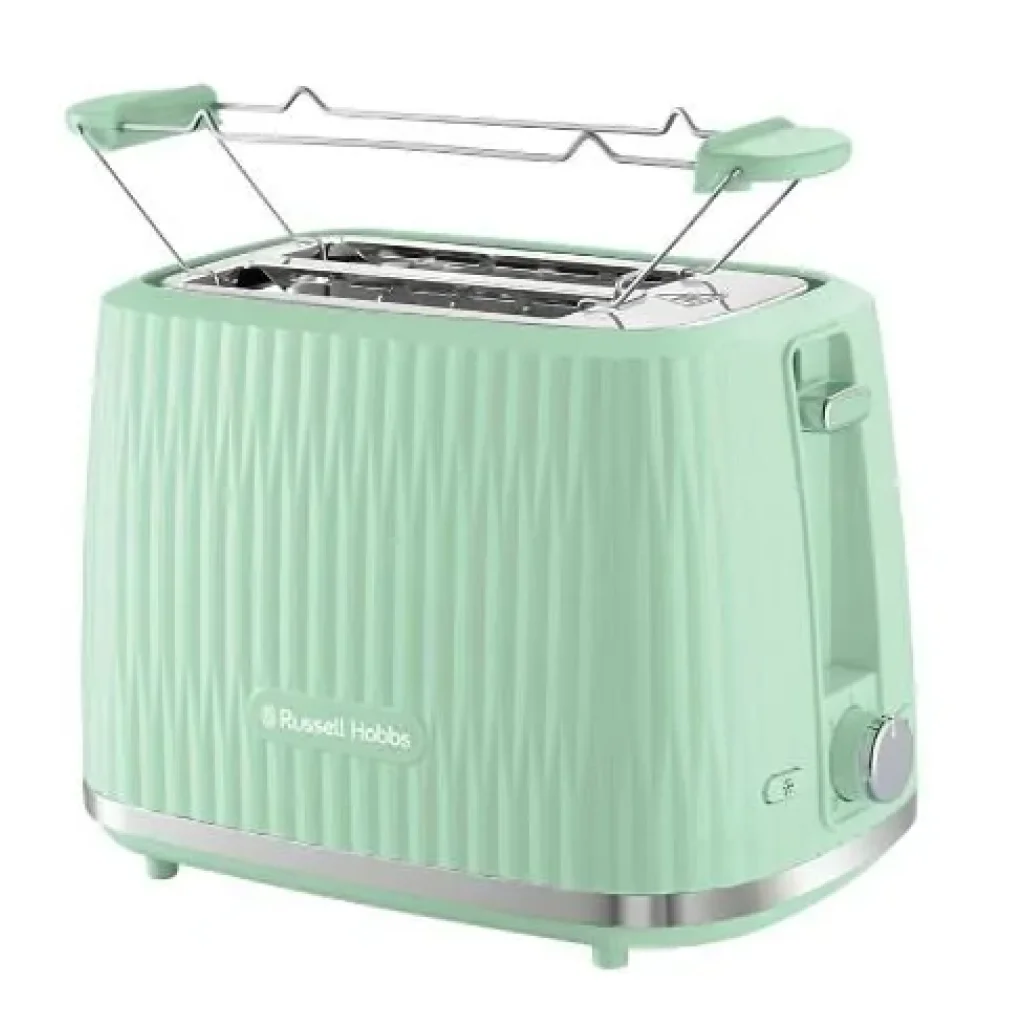 Тостер Russell Hobbs Eden 800Вт, пластик, підігрів,разморозка, фісташковий, 27374-56 UA