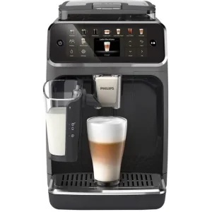 Кавомашина Philips Series 5500, 1.8л, зерно+мелена, автомат.капуч, дисплей, авторецептів -22, холодна кава, сріблясто-чорний (EP5544/50) UA