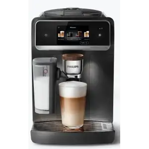 Кавомашина Philips Series 8000 Cafe Aromis, 1.9л, зерно+мелена, автомат.капуч, дисплей, авторецептів -54, чорний (EP8757/12) UA