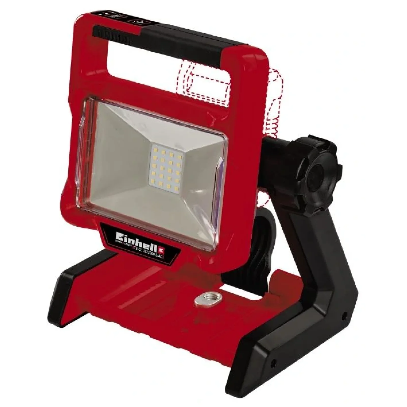 Прожектор Einhell TE-CL 18/2000 LiAC - Solo акум., PXC, 2000 лм, 18В, 5700 К, 20 LED, 18/220 В, 1.23 кг (без АКБ и ЗУ), 4514114 UA