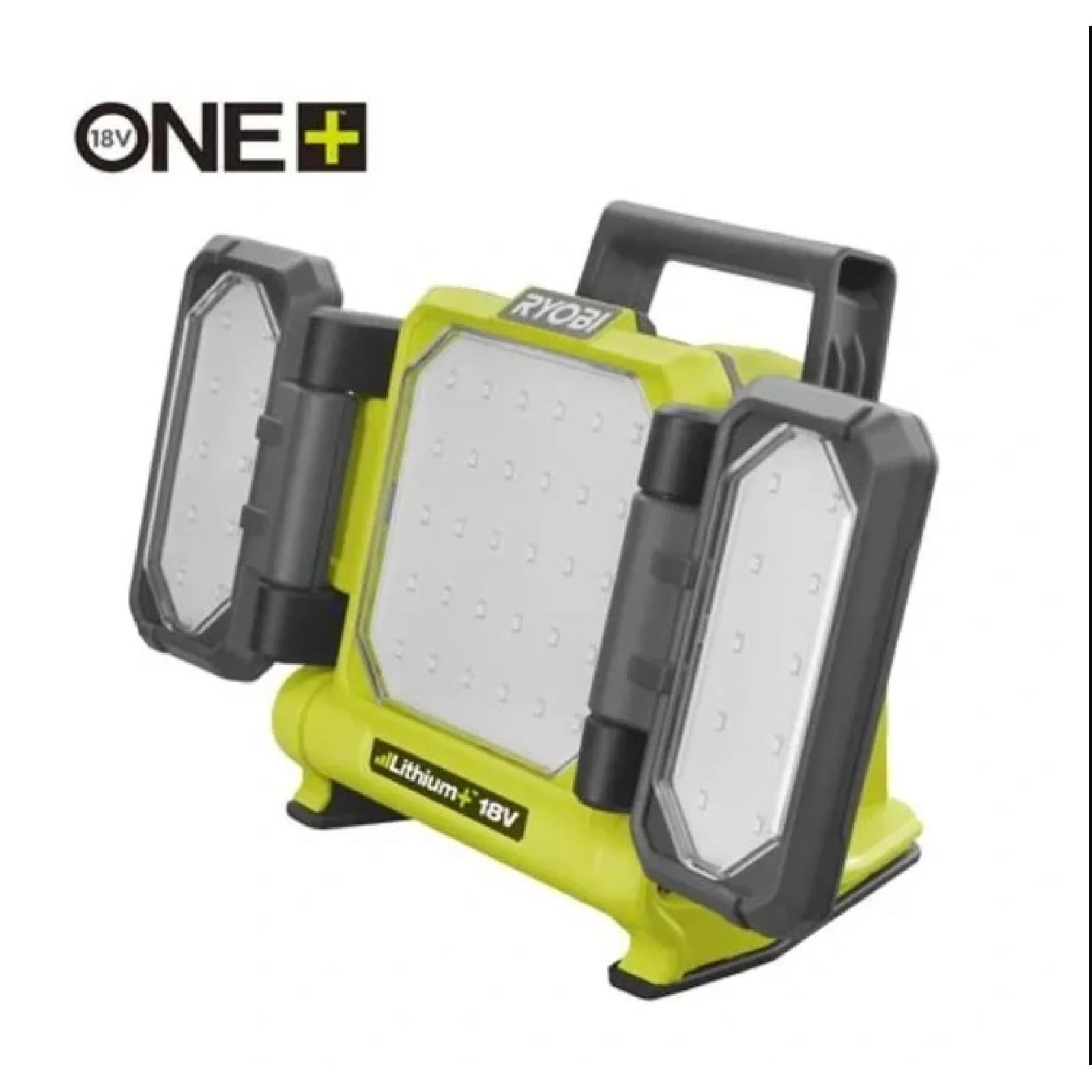 Прожектор панельний Ryobi RLP18-0, 18В ONE+, 3 LED панелі, 3000лм, 3 режими яскравості (без АКБ та ЗП), 5133005398 UA
