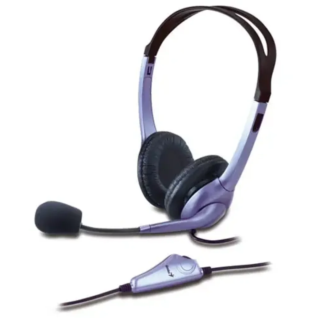 Гарнітура ПК стерео Genius HS-04S, 2х mini-jack, 2м, фіолетовий (31710025100) UA