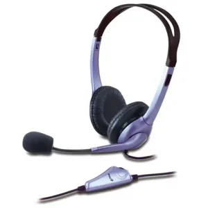 Гарнітура ПК стерео Genius HS-04S, 2х mini-jack, 2м, фіолетовий (31710025100) UA