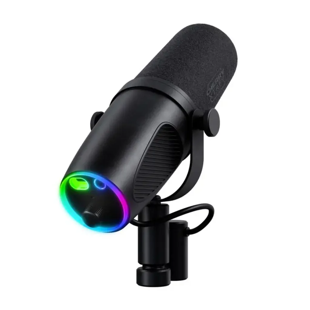 Мікрофон геймінговий CHERRY XTRFY NGALE X, Cardioid, USB-A, 2м, RGB, чорний (CX-NGALE-X-RGB-BLACK) UA