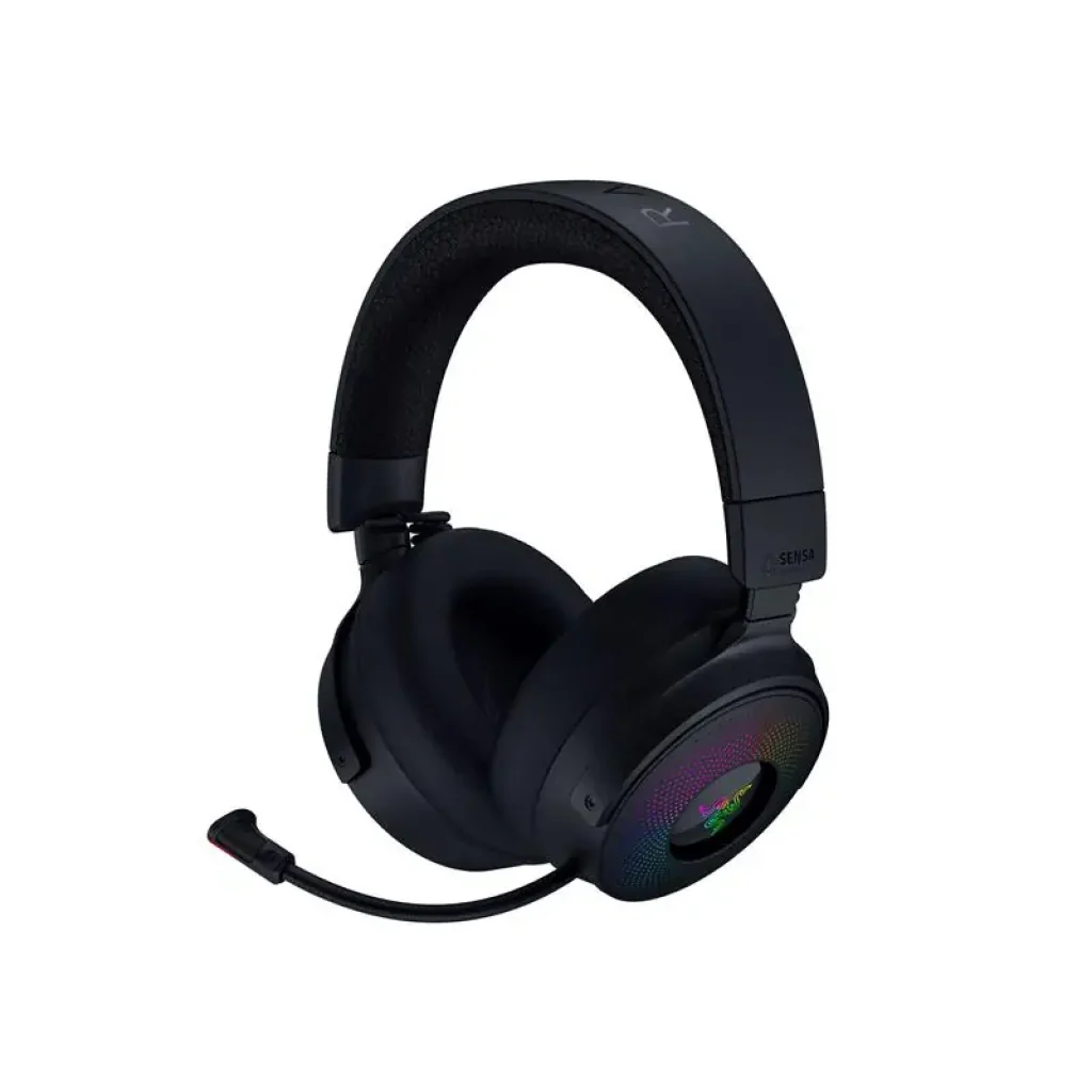 Гарнітура ігрова Razer Kraken V4 Pro, mini-jack/USB-A/BT/WL, RGB, чорний (RZ04-05160100-R3M1) UA
