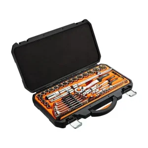 Набір інструментів Neo Tools, 1/2", 1/4", 71шт, CrV (08-690) UA
