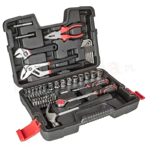 Набір інструментів Top Tools, 1/2", 1/4", універсальний, 81шт (38D510) UA