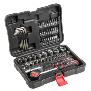 Набір інструментів Top Tools, 3/8", 63шт (38D515) UA