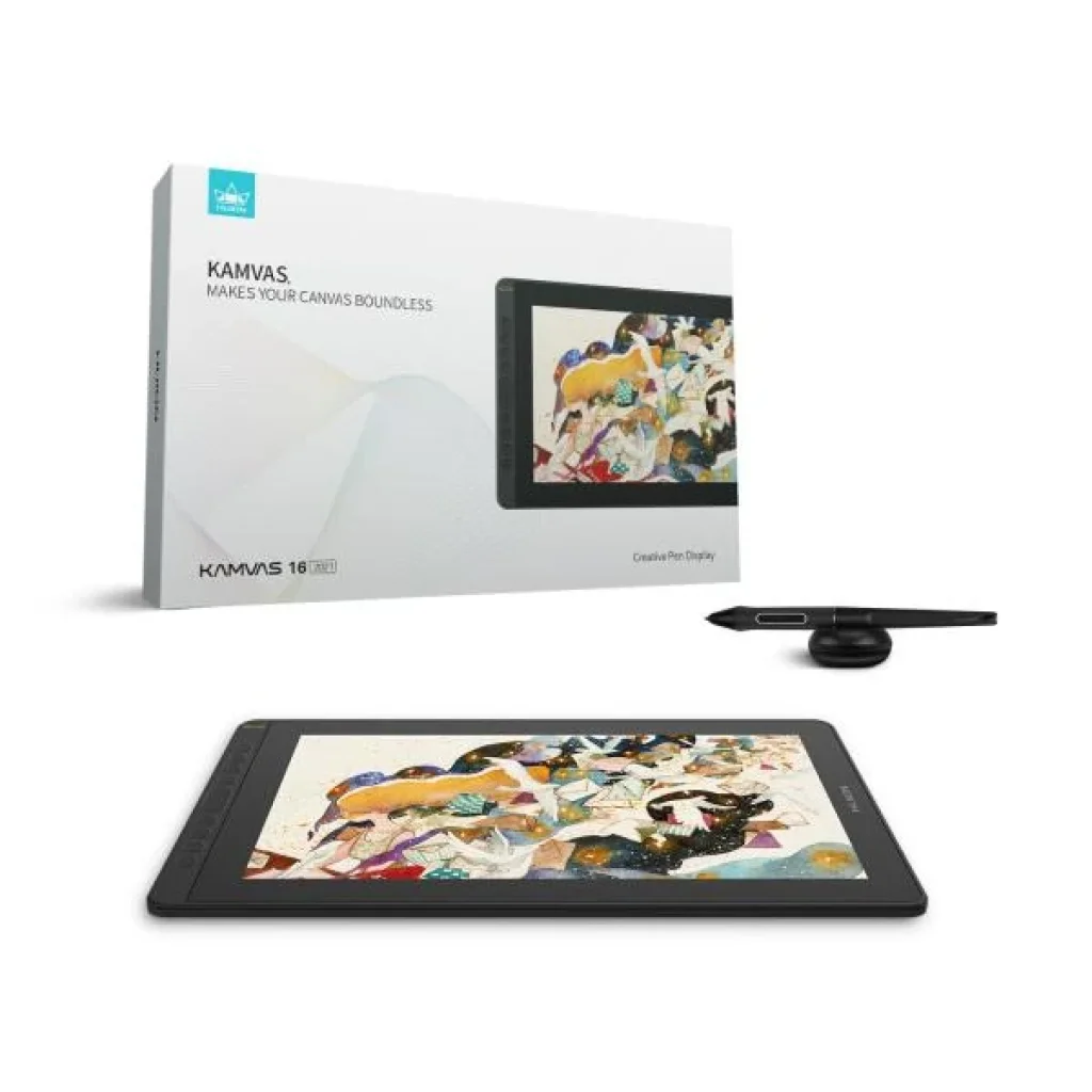 Графічний монітор Huion 344x193 Kamvas 16,USB-C, чорний, GS1562 UA