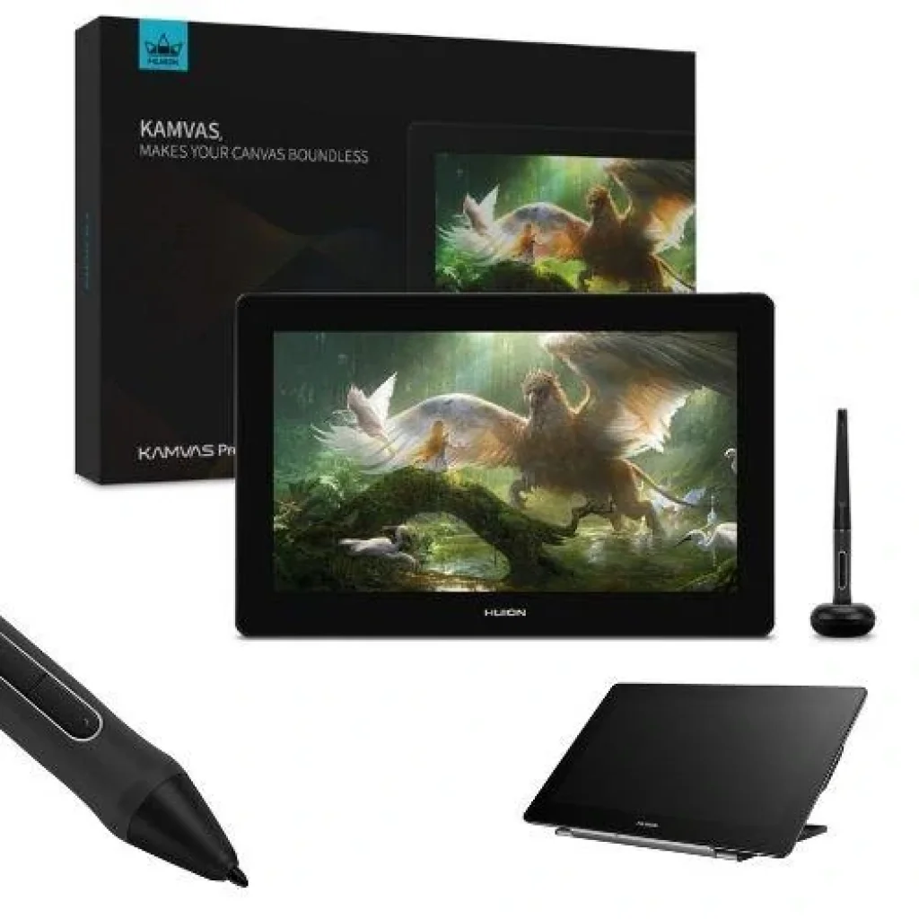 Графічний монітор Huion 345x194 Kamvas Pro 16,4K,USB-C, чорний, GT1561 UA